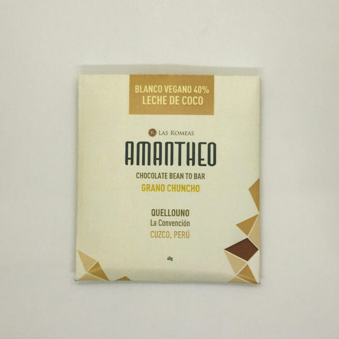 AMANTHEO - CHUNCHO - 40% CON LECHE DE COCO - QUELLOUNO, CUZCO, PERÚ