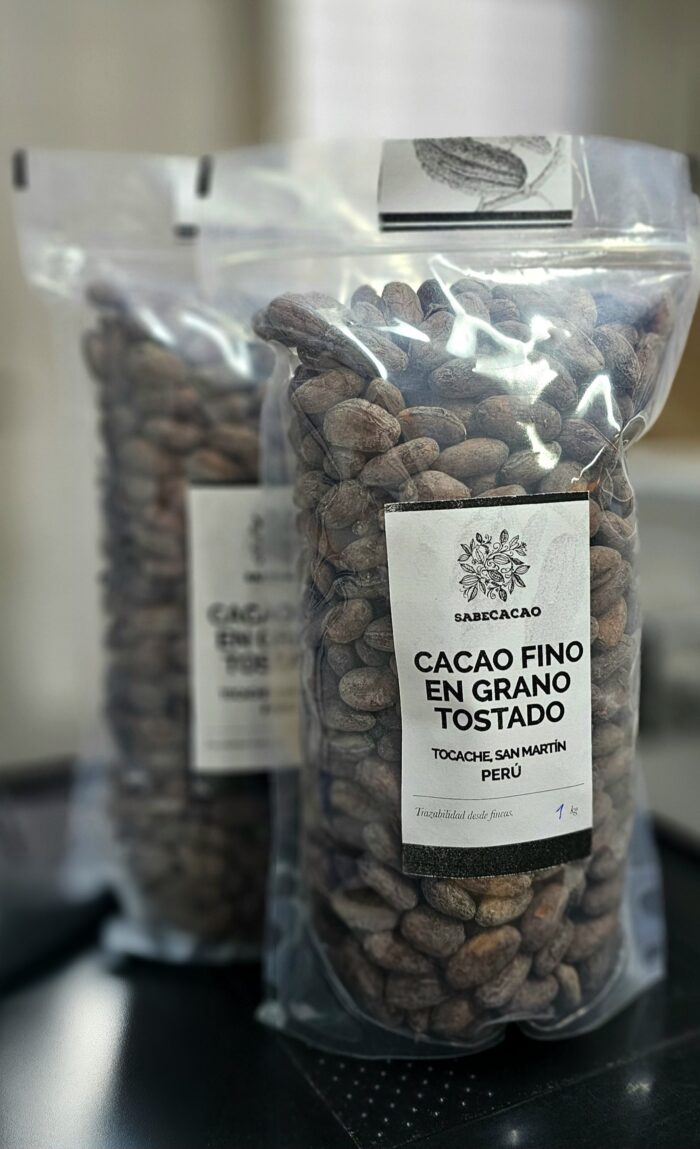 CACAO FINO TOSTADO / 1 kg / MIX AROMÁTICO - TOCACHE, PERÚ